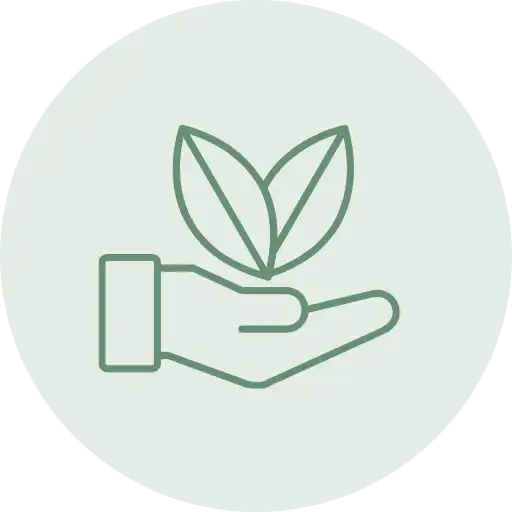 Holistic healing and wellness icon for mental health recovery